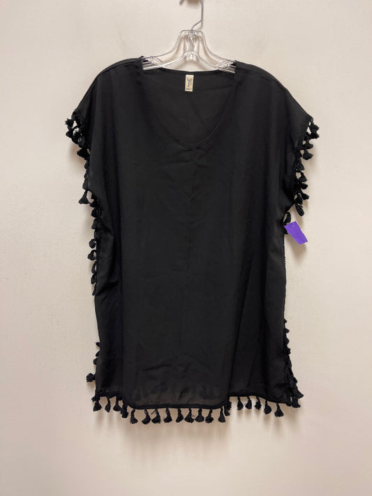 Black Swimwear Cover-up Clothes Mentor, Size Onesize