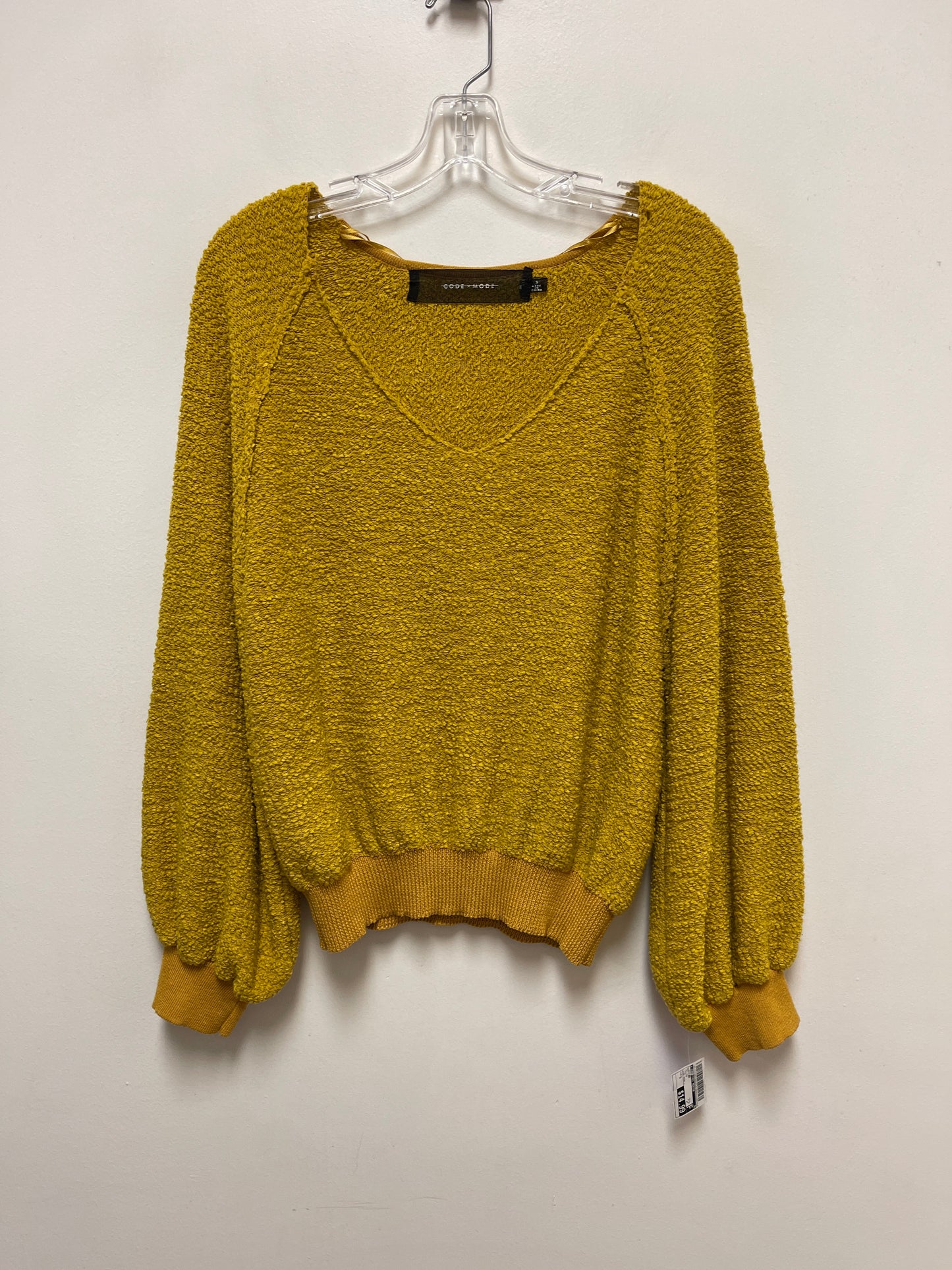 Sweater By Clothes Mentor In Yellow, Size: S