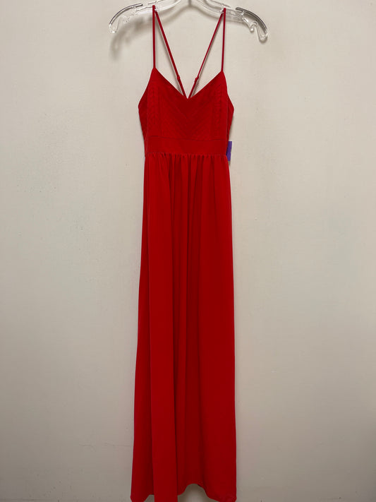 Red Dress Casual Maxi Badgley Mischka, Size M