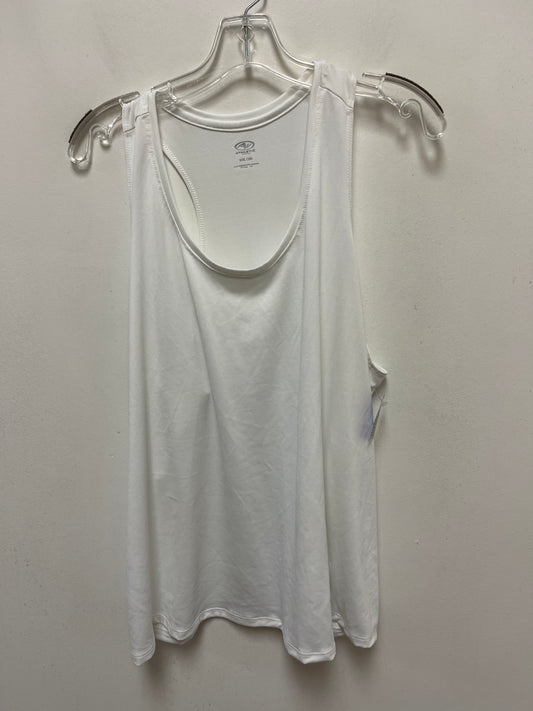 White Athletic Tank Top Athletic Works, Size 2x