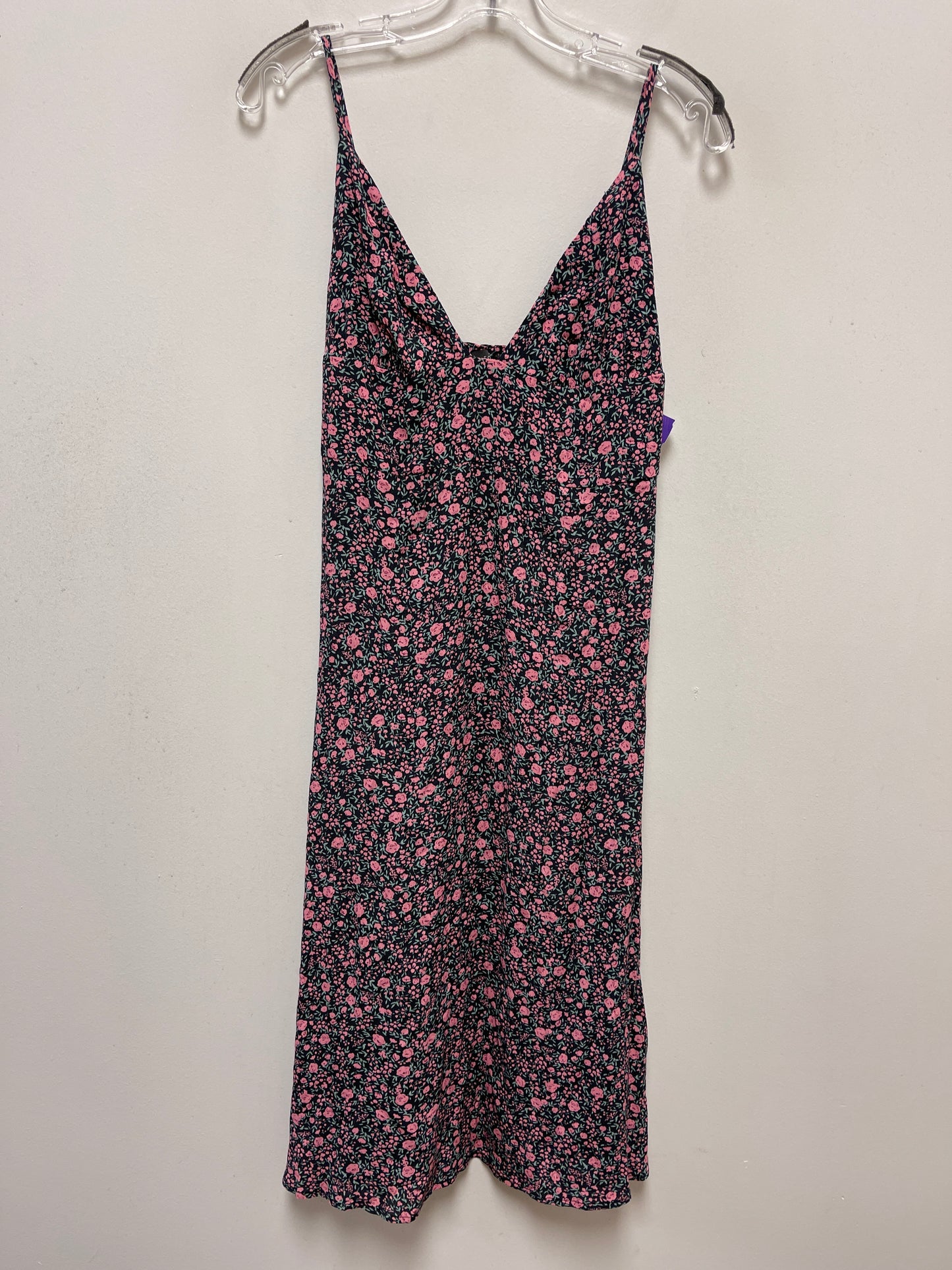 Floral Print Dress Casual Short Dress Forum, Size M