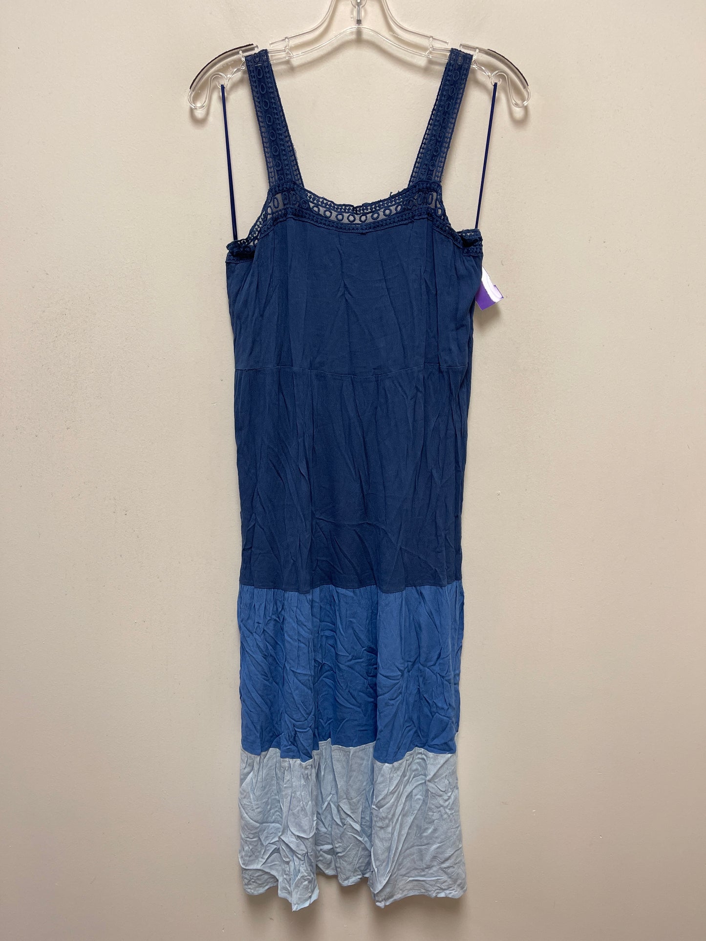 Blue Dress Casual Maxi L Love, Size L