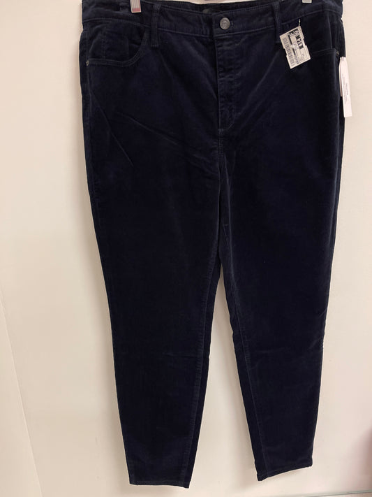 Pants Corduroy By Talbots In Navy, Size: 14