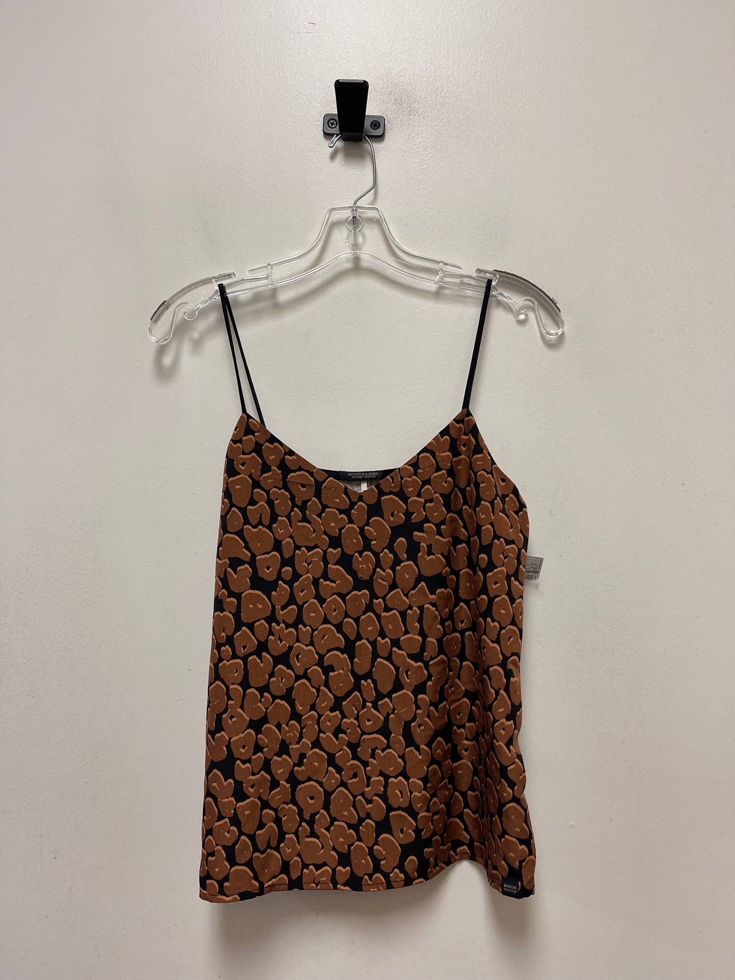 Brown Top Sleeveless Scotch & Soda, Size S