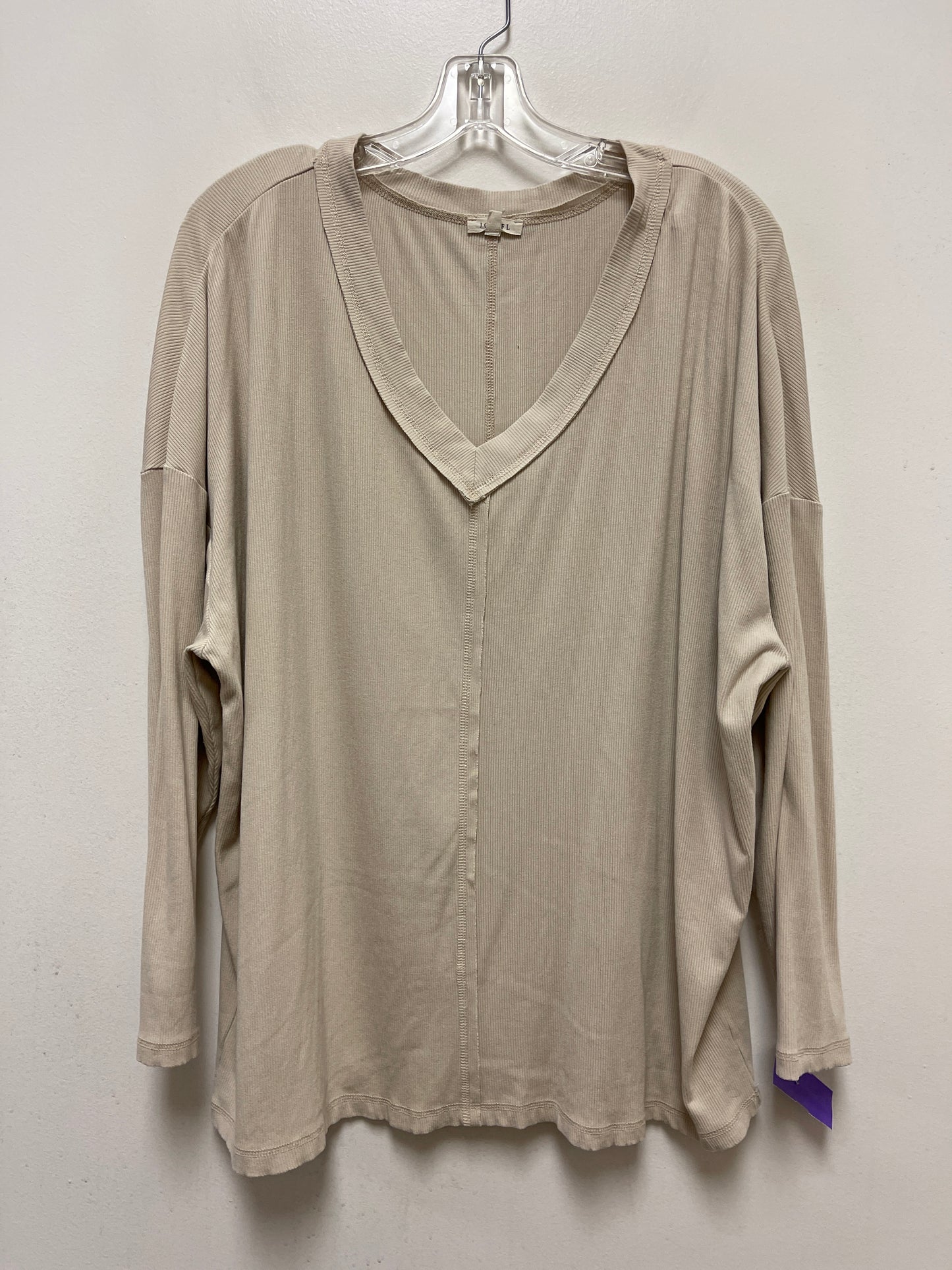 Cream Top Long Sleeve Jodifl, Size L