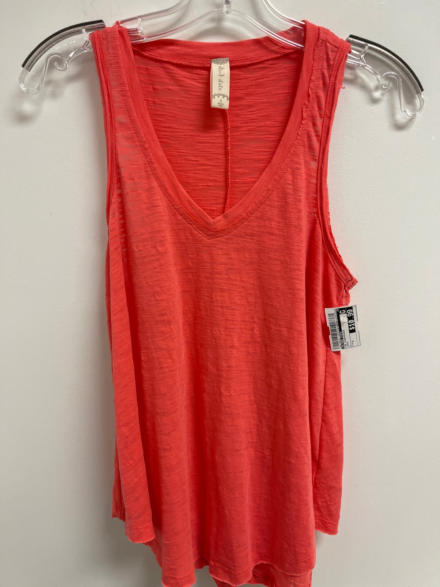 Coral Top Sleeveless Altard State, Size S