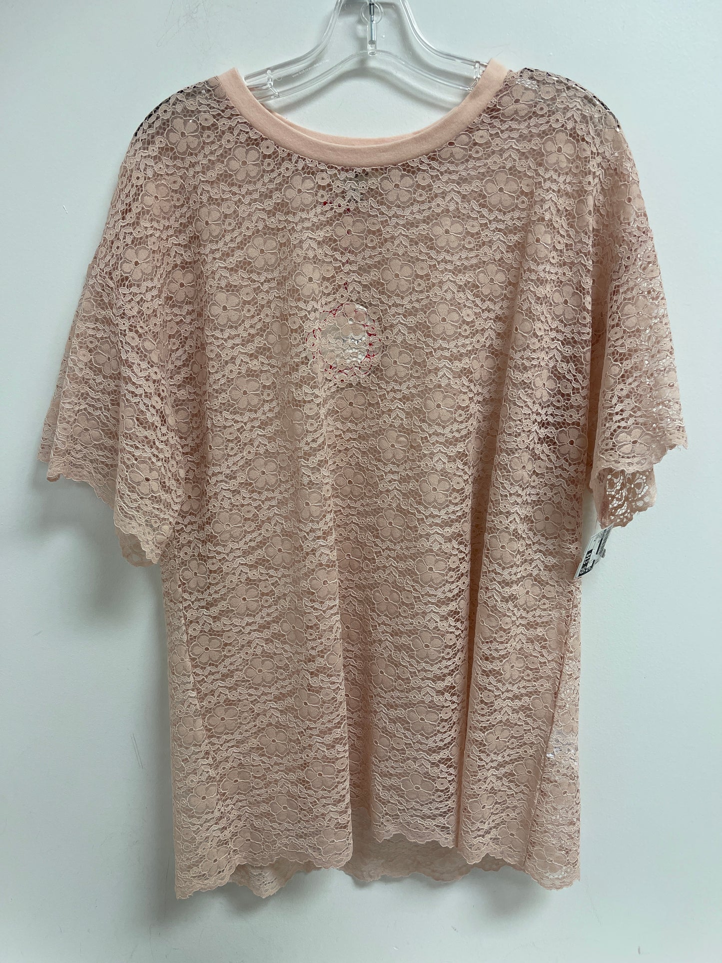 Pink Tunic Short Sleeve Umgee, Size M