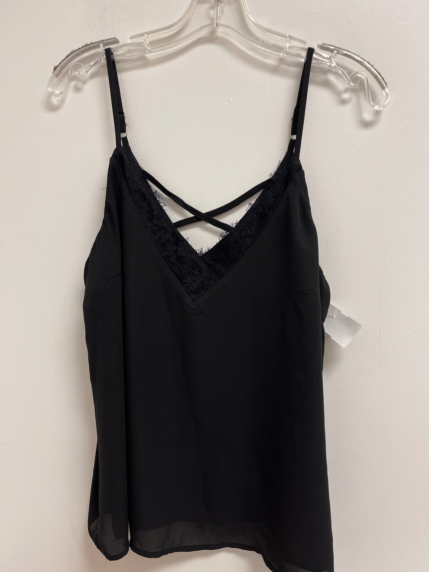 Black Top Sleeveless Mi Ami, Size L