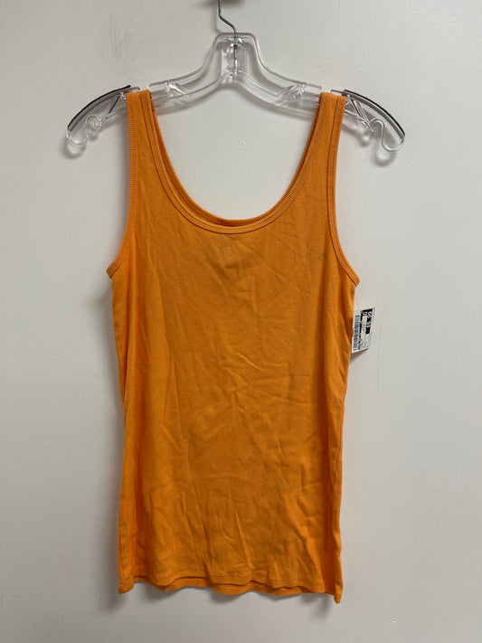 Orange Tank Top Time And Tru, Size L