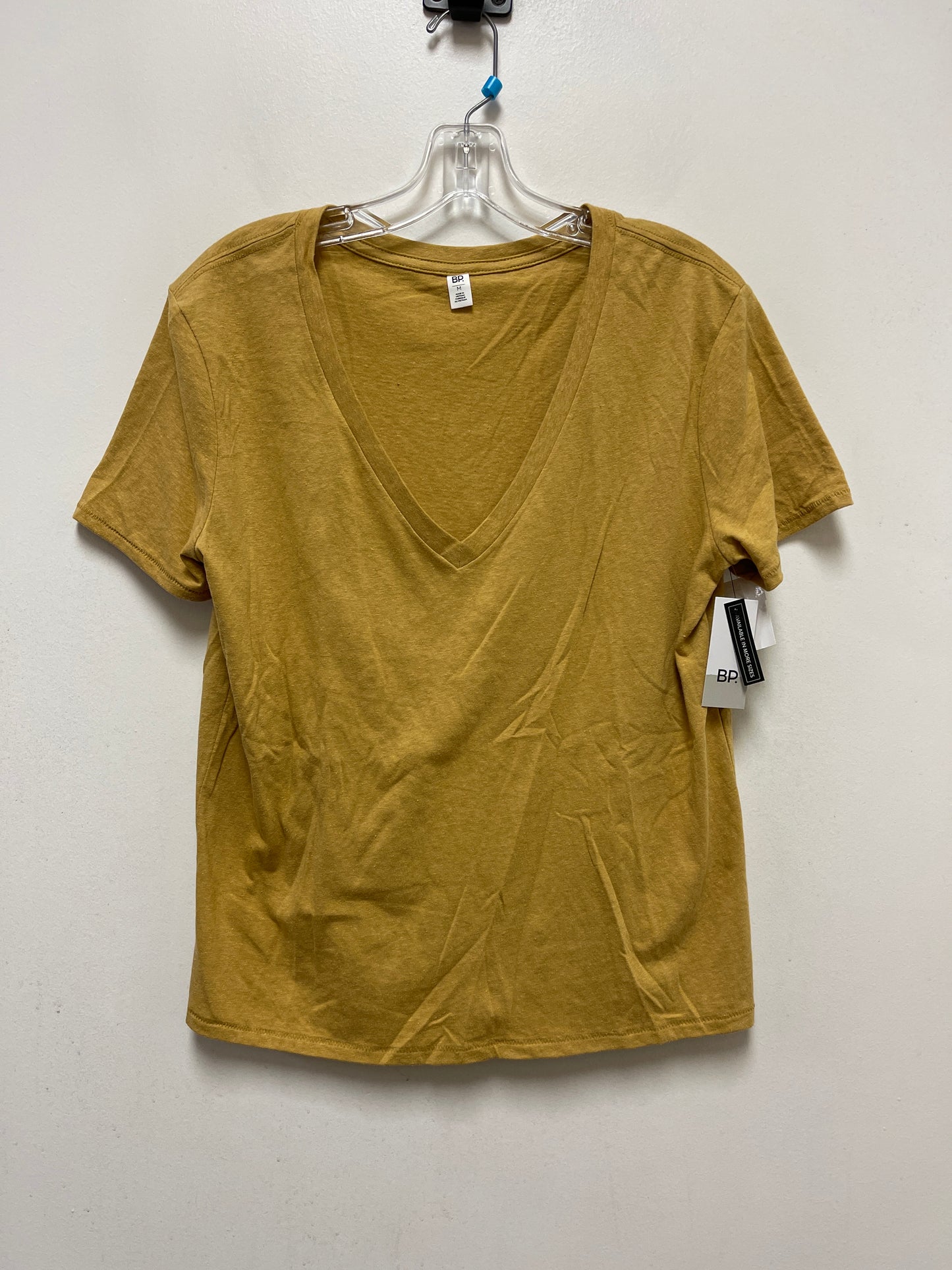 Yellow Top Short Sleeve Bp, Size M