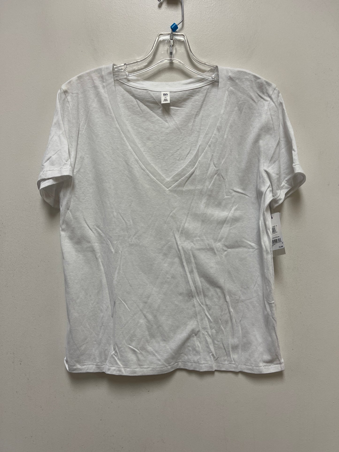 White Top Short Sleeve Bp, Size M