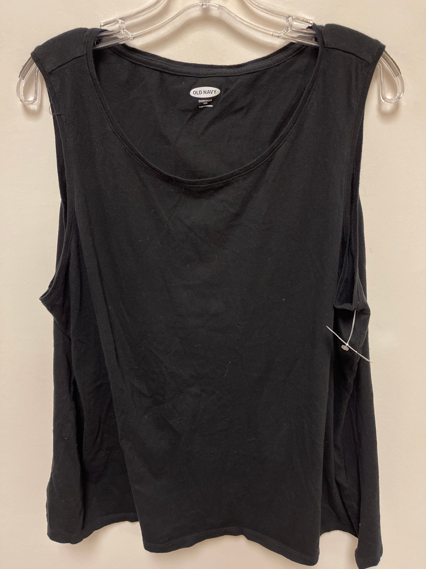 Black Top Sleeveless Old Navy, Size 2x