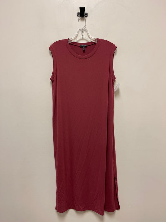 Red Dress Casual Maxi Eileen Fisher, Size S