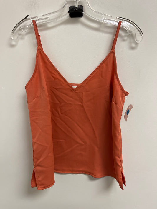 Top Sleeveless By A New Day In Orange, Size: S