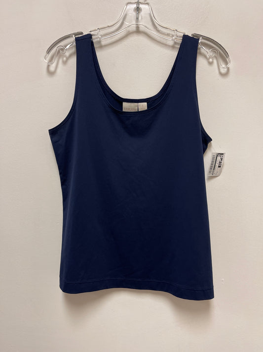 Navy Top Sleeveless Chicos, Size M