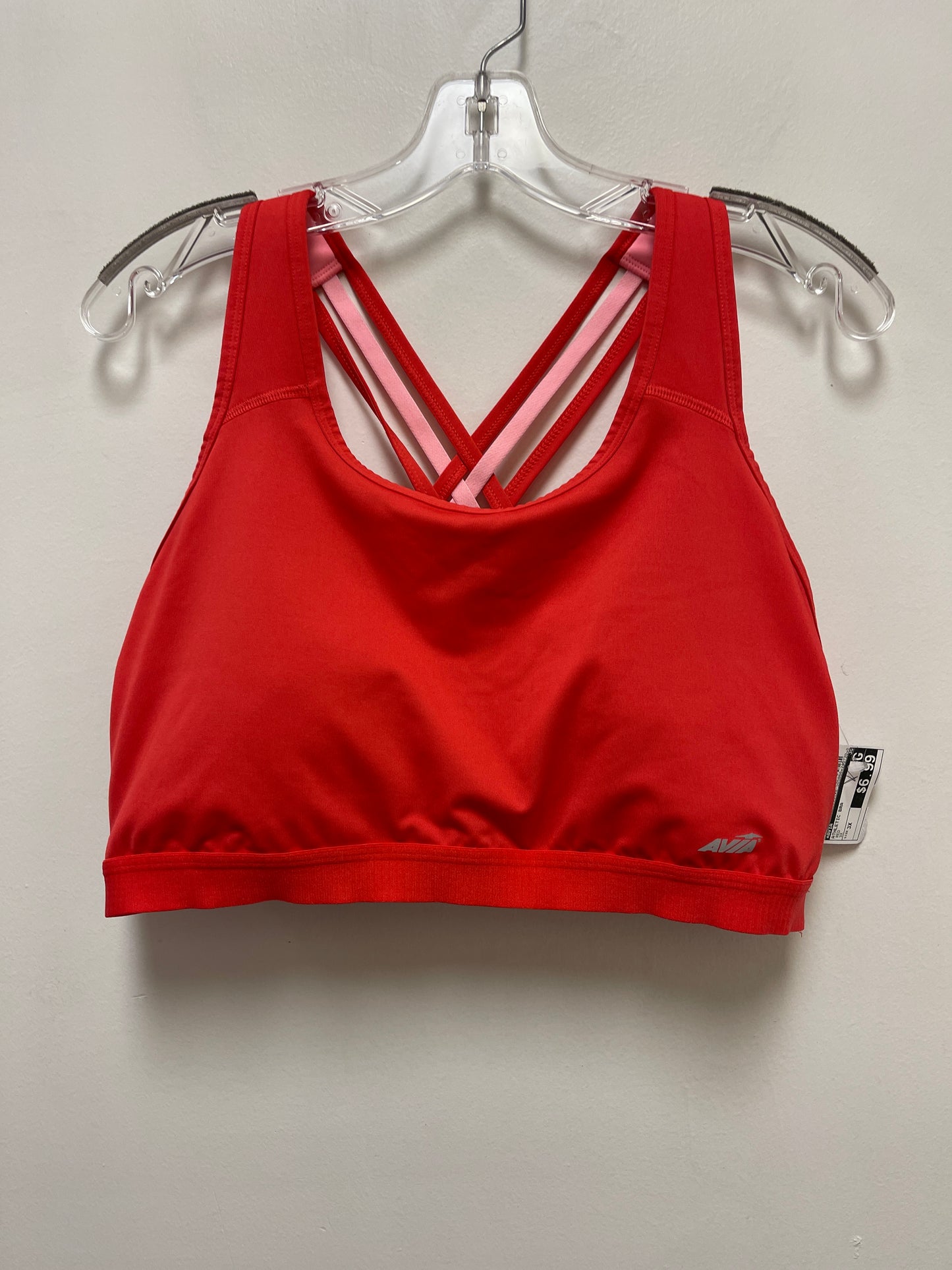 Red Athletic Bra Avia, Size 3x