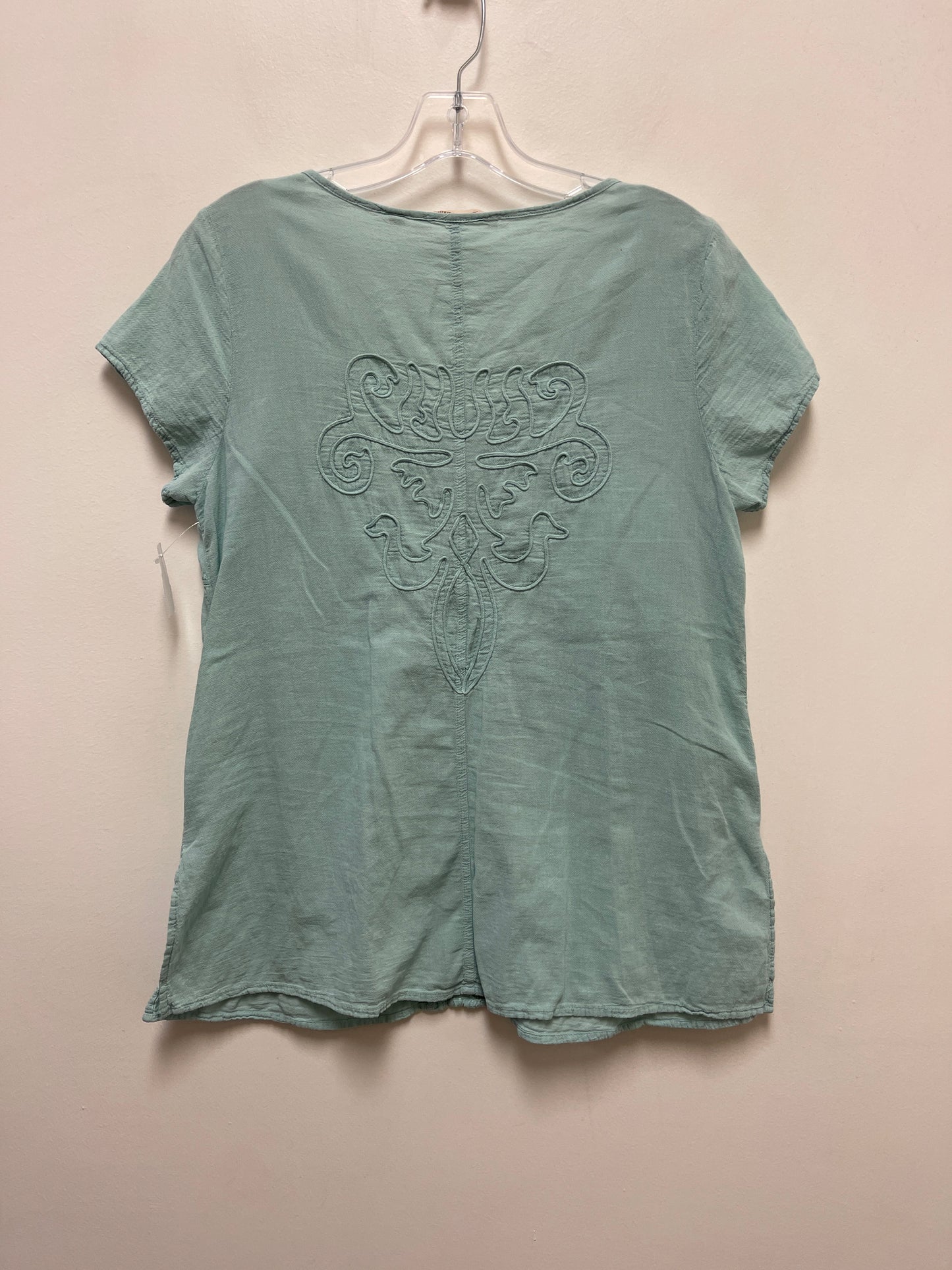 Blue Top Short Sleeve Soft Surroundings, Size Xs