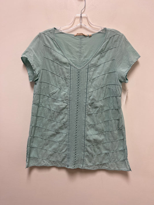 Blue Top Short Sleeve Soft Surroundings, Size Xs