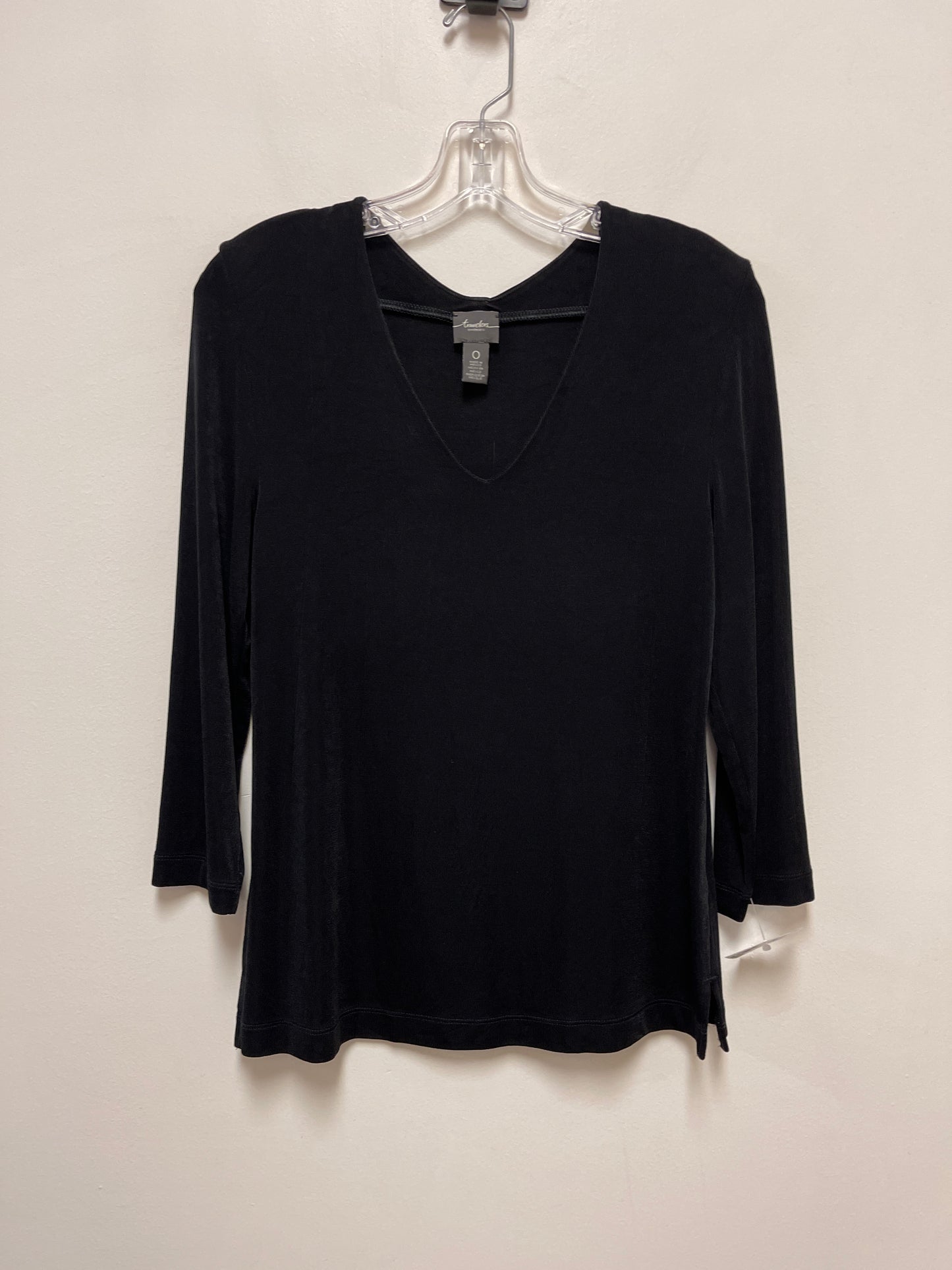 Black Top Long Sleeve Chicos, Size S