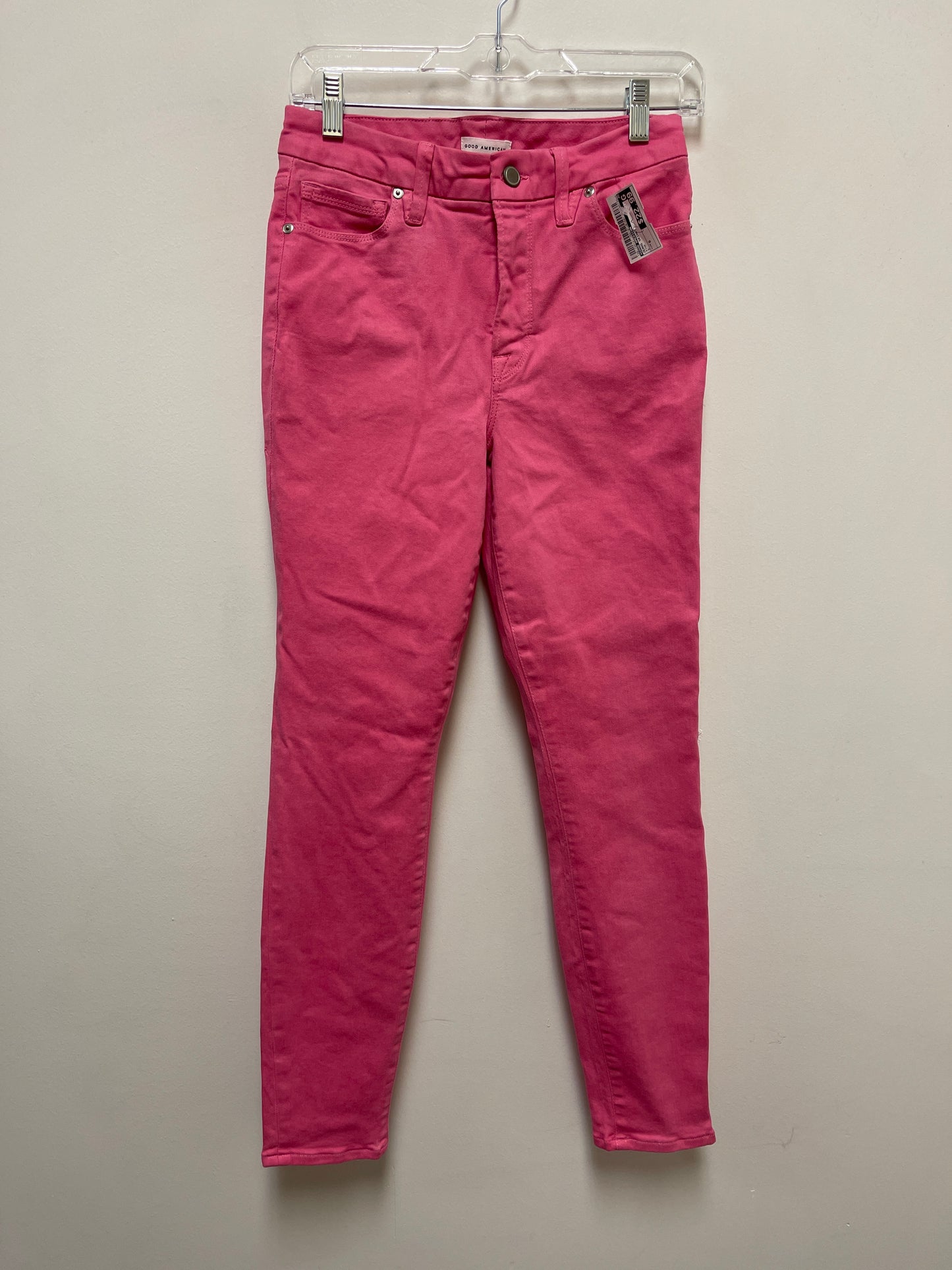 Pink Jeans Skinny Good American, Size 6