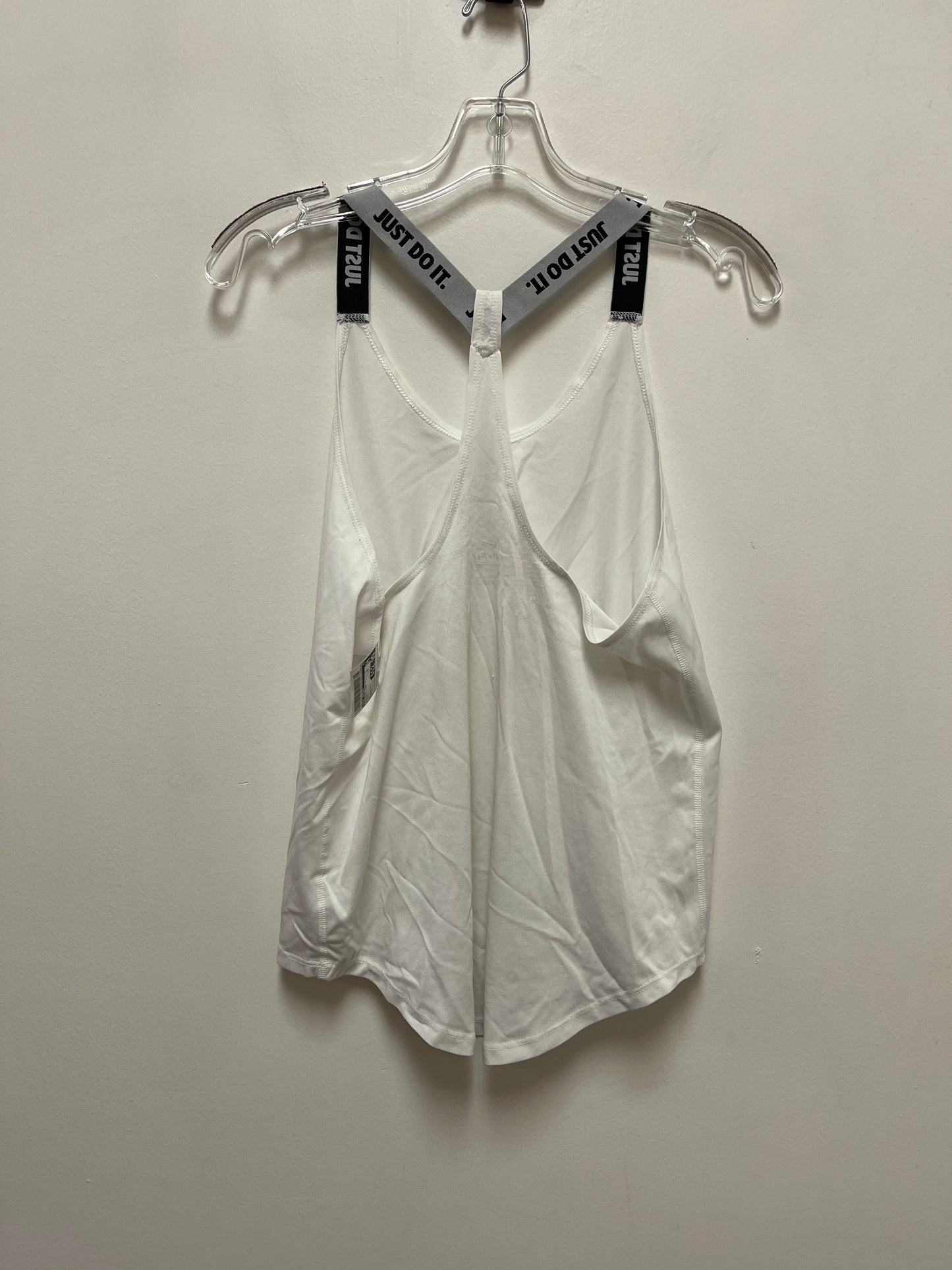 White Athletic Tank Top Nike Apparel, Size S