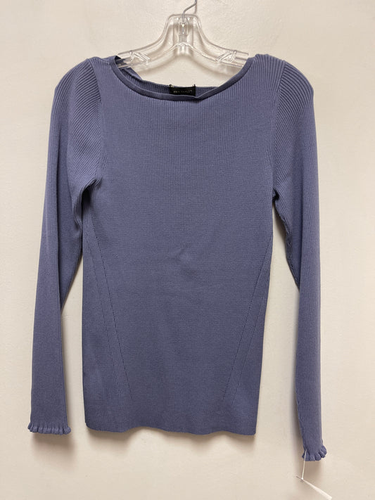 Top Long Sleeve By Ann Taylor In Blue, Size: L