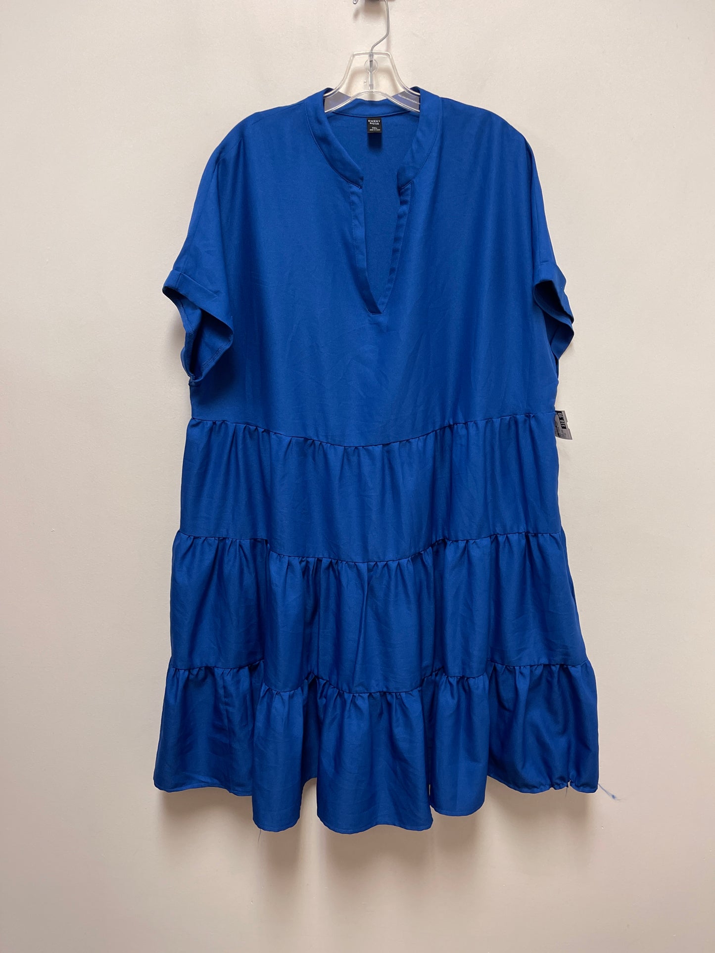 Dress Casual Short By Clothes Mentor In Blue, Size: 2x