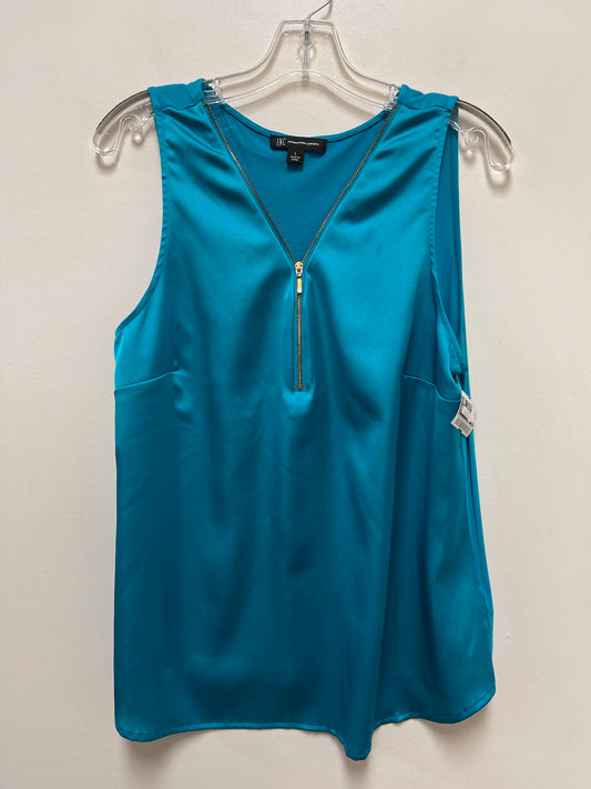 Top Sleeveless By Inc In Blue, Size: L