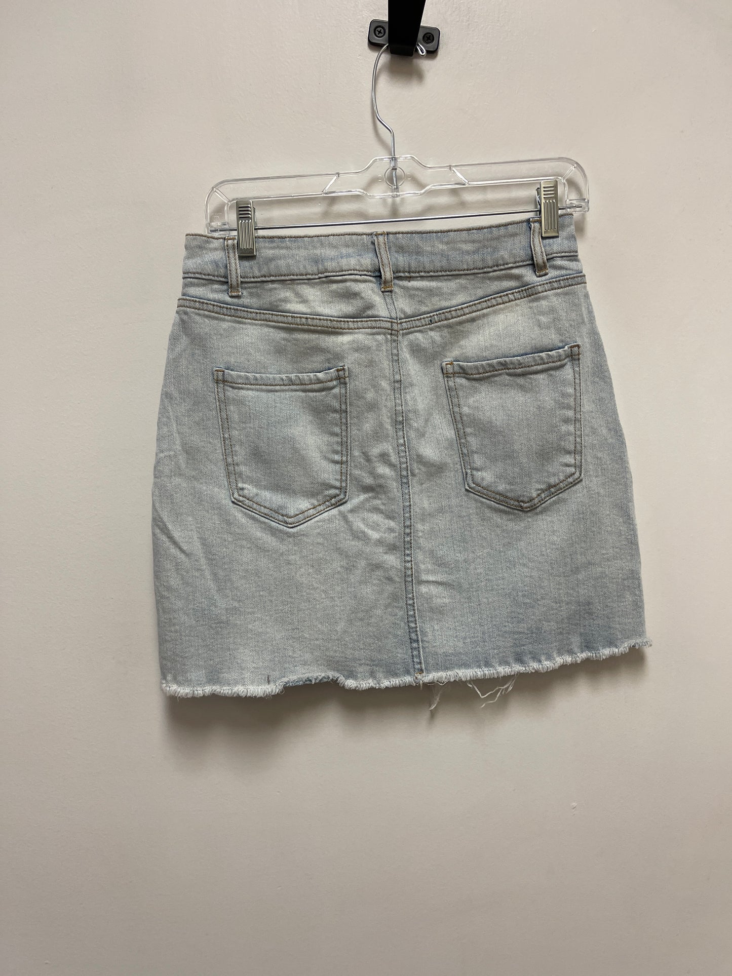 Skirt Mini & Short By Wild Fable In Blue Denim, Size: 8