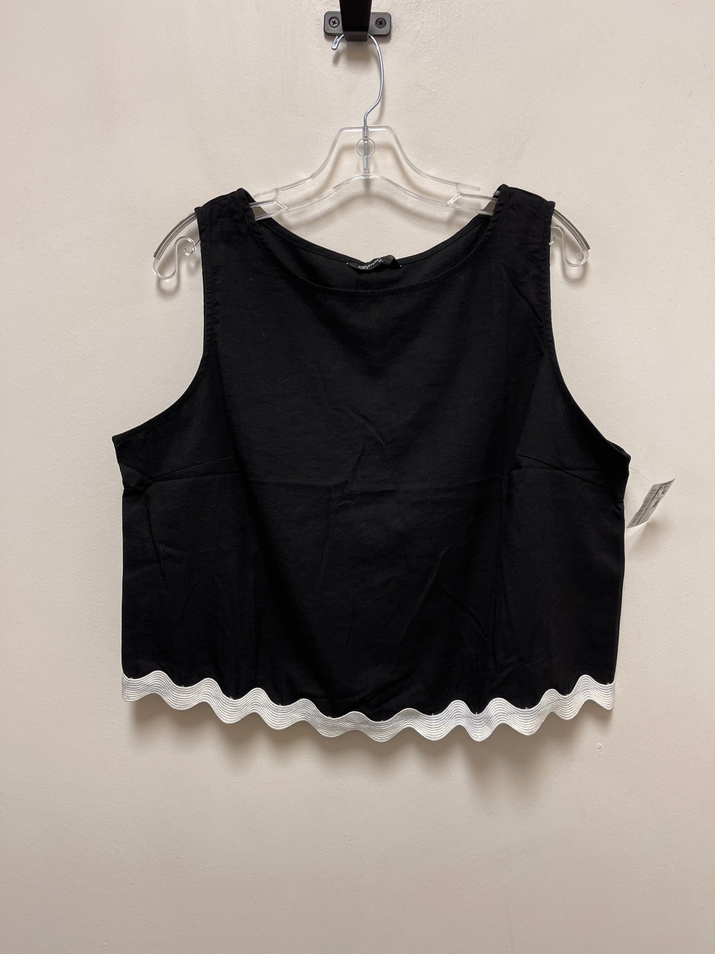 Top Sleeveless By Clothes Mentor In Black, Size: Xl