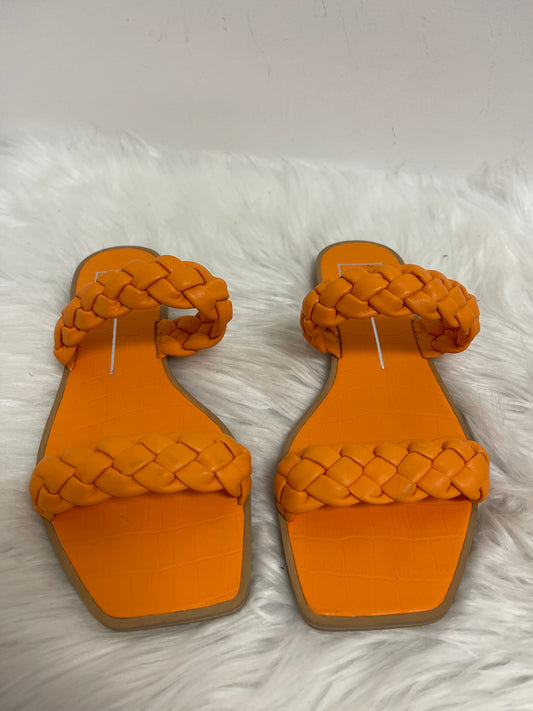 Sandals Flats By Dolce Vita In Orange, Size: 9.5