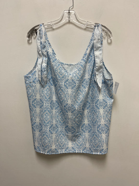 Top Sleeveless By Clothes Mentor In Blue, Size: 2x