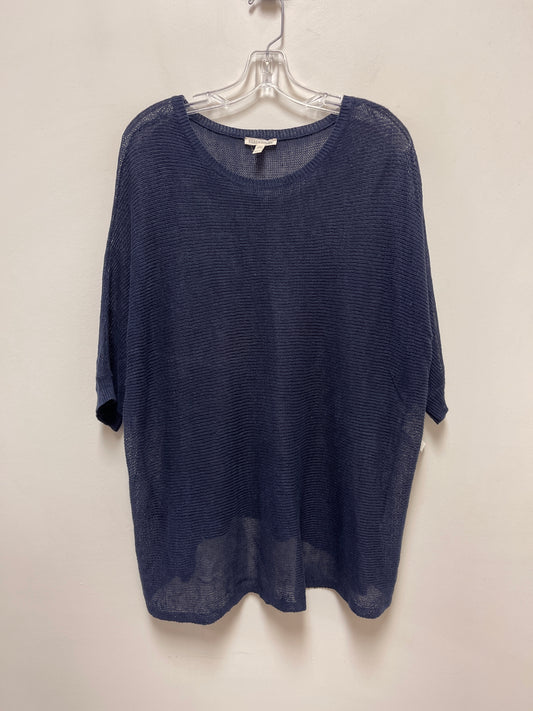 Tunic Short Sleeve By Eileen Fisher In Navy, Size: Xs