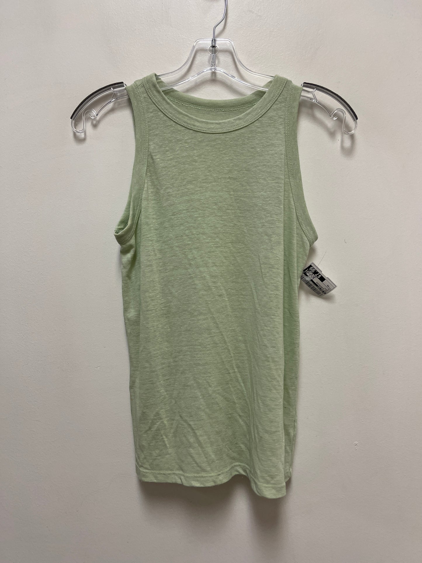 Top Sleeveless By A New Day In Green, Size: Xs