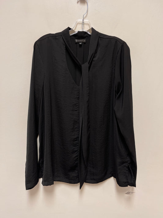 Top Long Sleeve By Bobeau In Black, Size: Xl