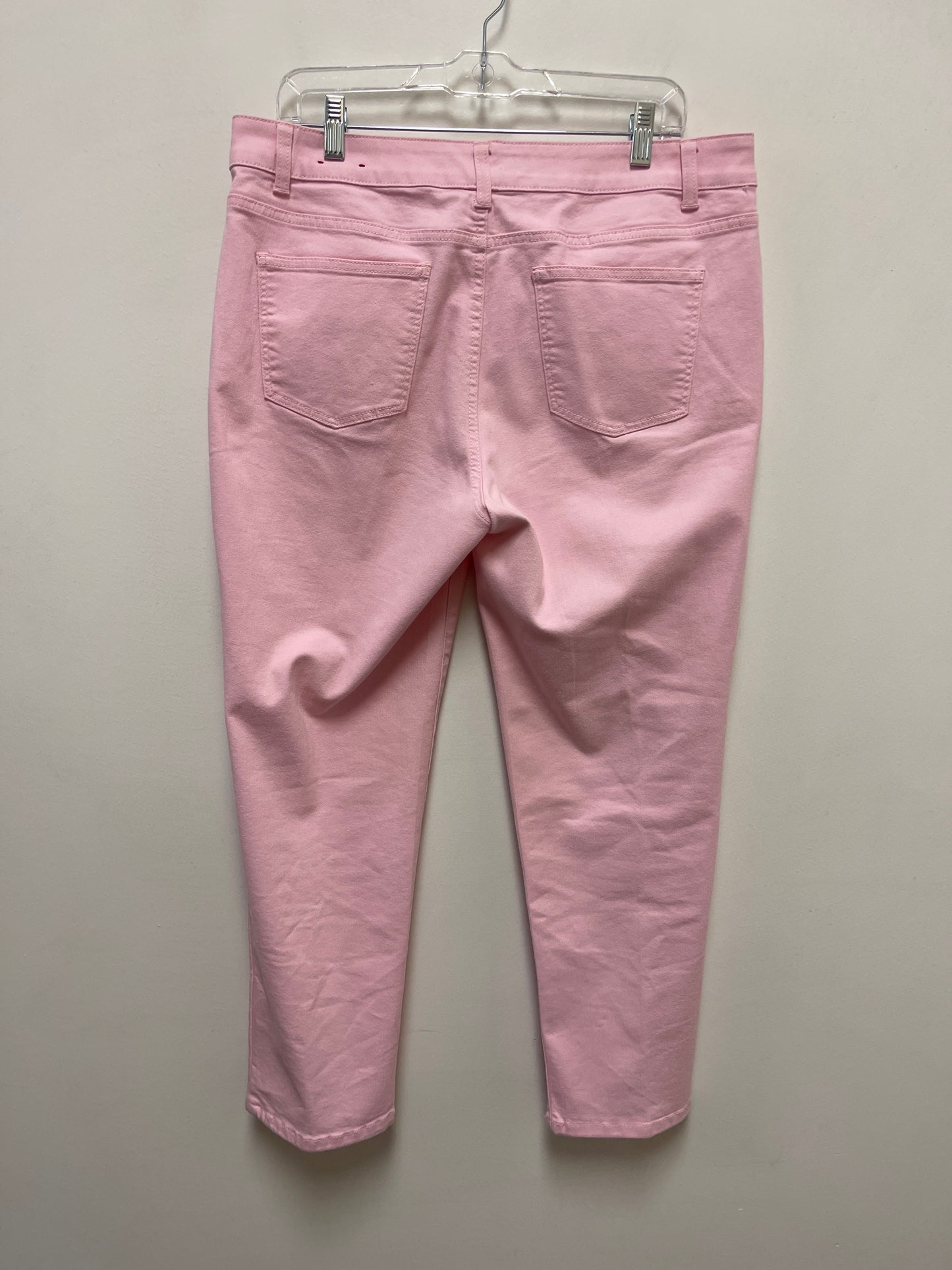 Jeans Straight By Talbots In Pink, Size: 14