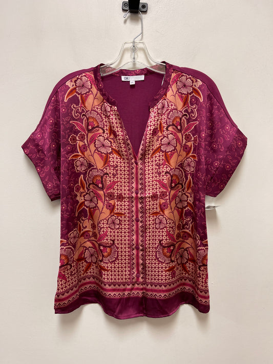 Top Short Sleeve By Dr2 In Purple, Size: M