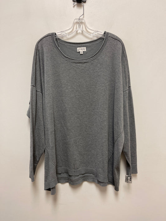 Sweater By Wonderly In Grey, Size: 2x