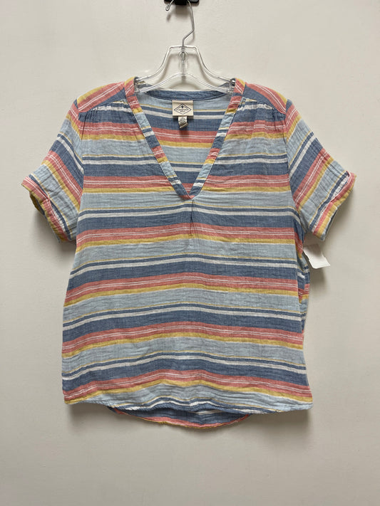 Top Short Sleeve By St Johns Bay In Blue, Size: M