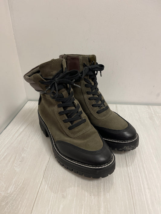 Boots Combat By Franco Sarto In Green, Size: 7.5