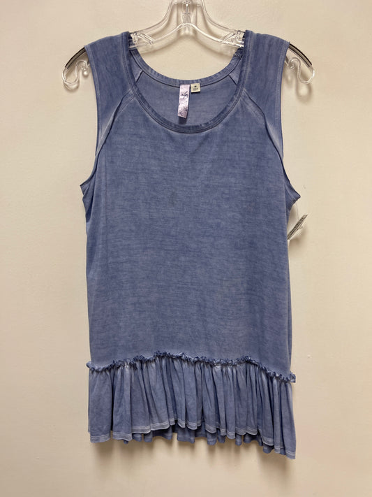 Tunic Sleeveless By Alya In Blue, Size: M