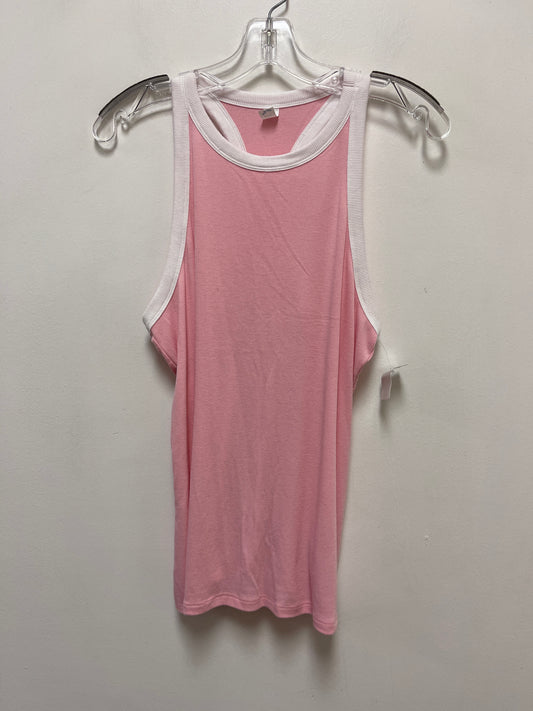 Top Sleeveless By Old Navy In Pink, Size: L