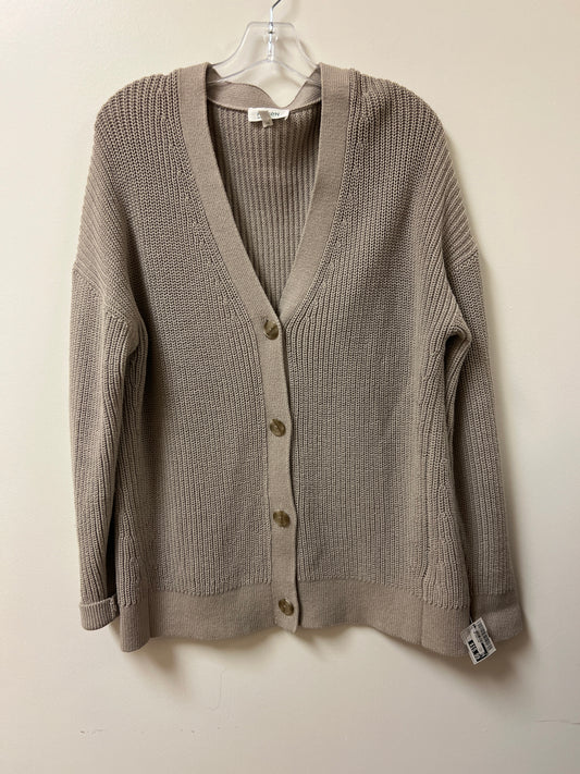 Sweater Cardigan By Clothes Mentor In Grey, Size: L