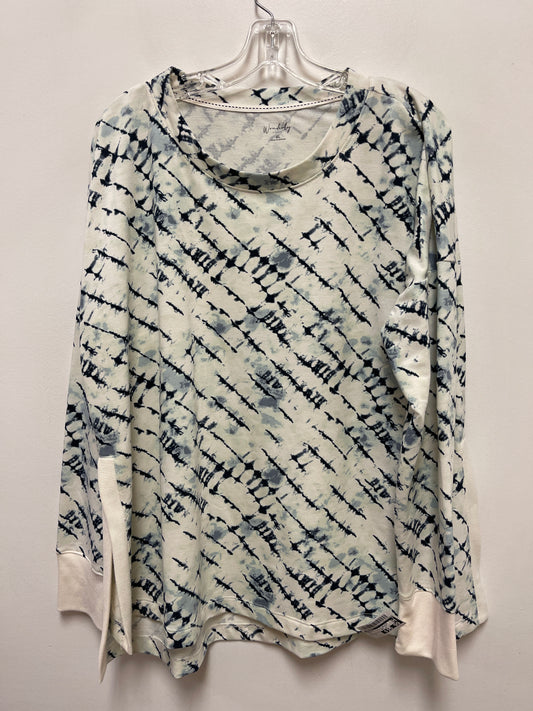 Sweater By Wonderly In Blue, Size: Xl