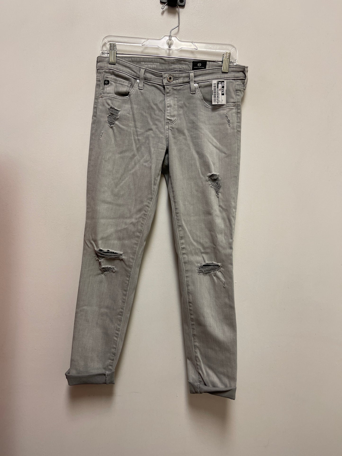 Jeans Designer By Adriano Goldschmied In Grey, Size: 6