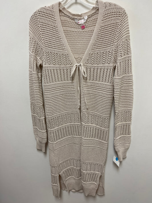 Sweater Cardigan By No Boundaries In Cream, Size: S