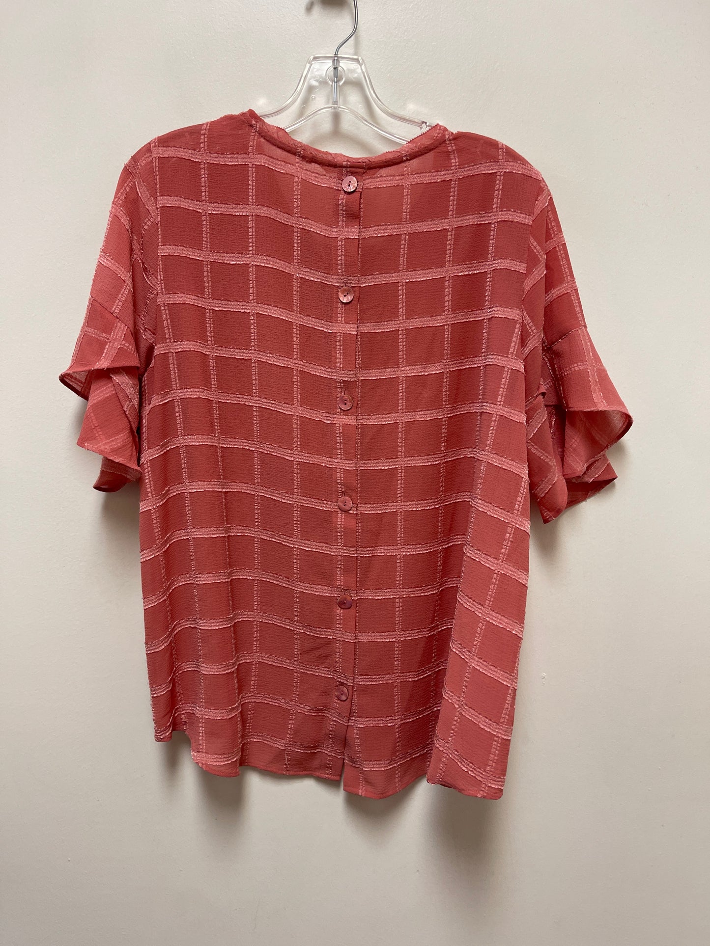 Top Short Sleeve By Soft Surroundings In Pink, Size: L