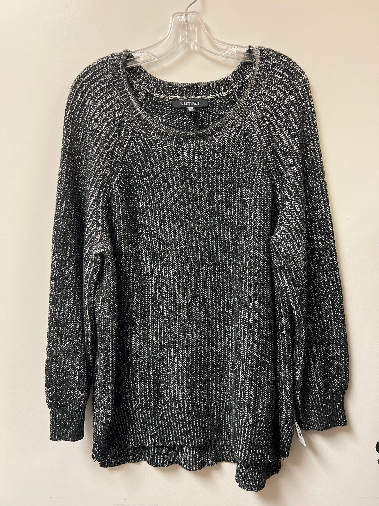 Sweater By Ellen Tracy In Black, Size: 2x