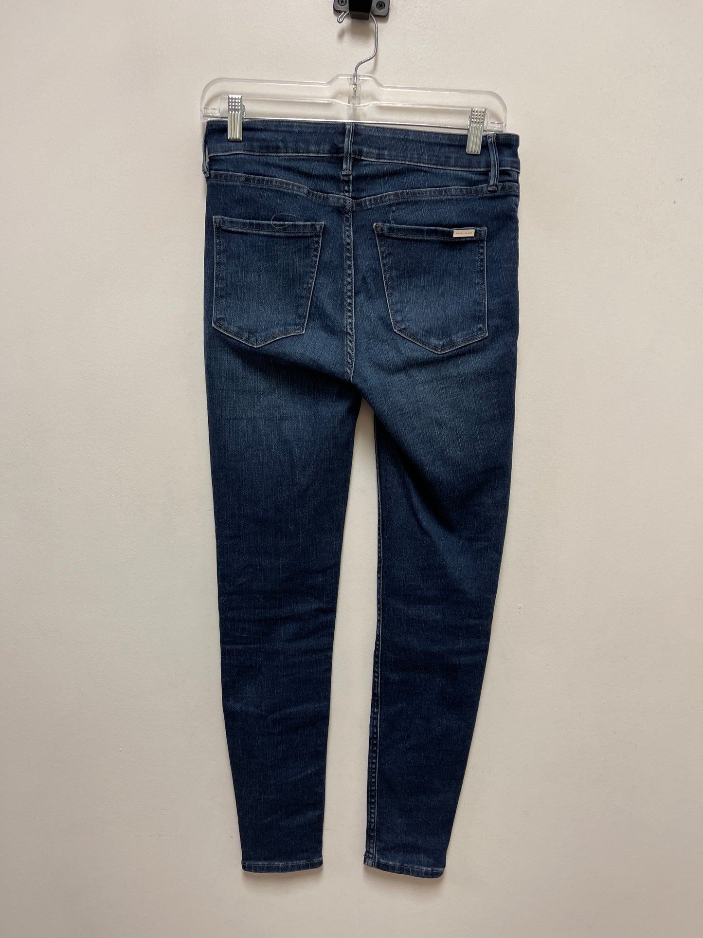 Jeans Straight By White House Black Market In Blue Denim, Size: 2