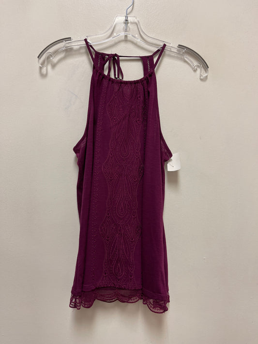 Top Sleeveless By White House Black Market In Purple, Size: Xs